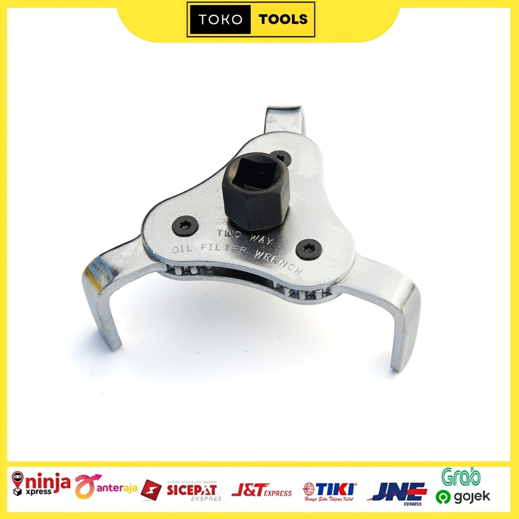 Universal Kunci Filter Oil Filter Wrench 3 Kaki flat / Kunci Pembuka Filter Oil Mobil