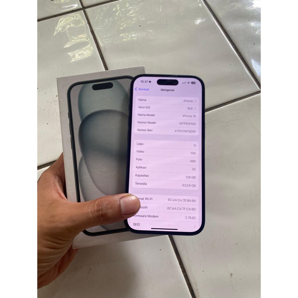 iPhone 15 128gb Ibox
