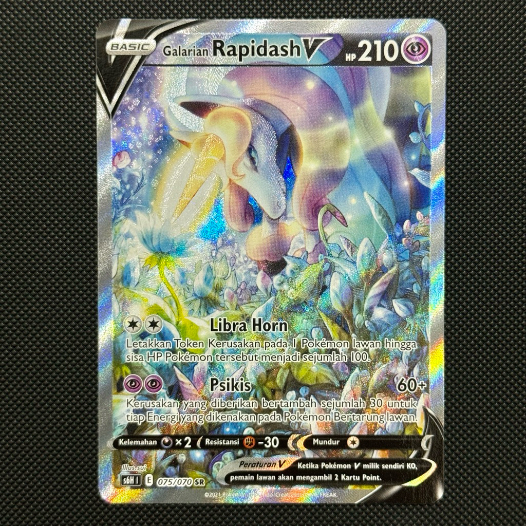 Galarian Rapidash V SR AA Indonsia / Alt Art / SAR