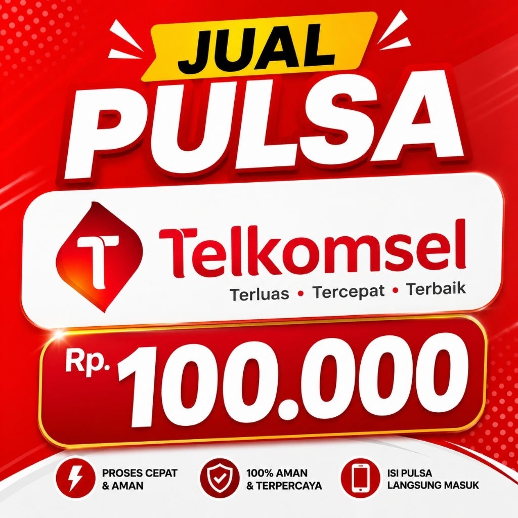 PULSA TELKOMSEL Rp100.000 TERMURAH
