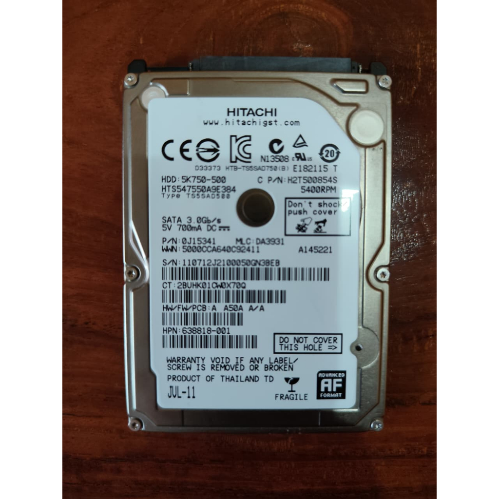 HDD Laptop 2.5 inch Hitachi 500 GB