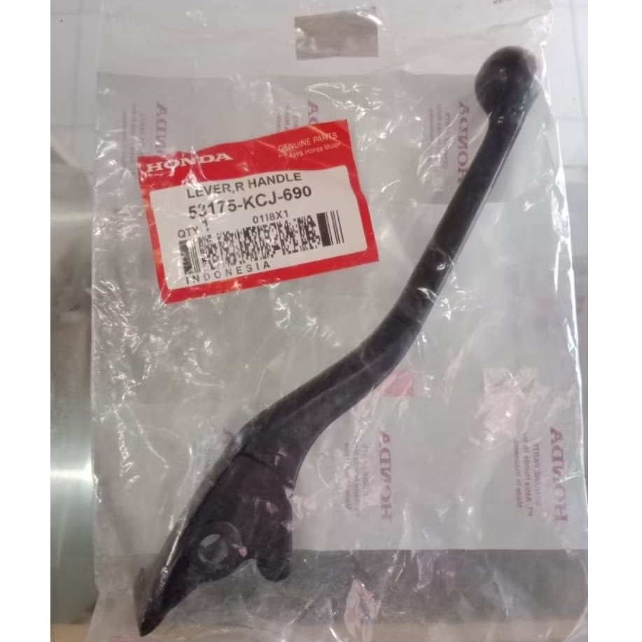 HANDEL REM SEBELAH KANAN ( ADA LAPISAN KARET ) HONDA TIGER LAMA ORIGINAL AHM - 53175 KCJ 690