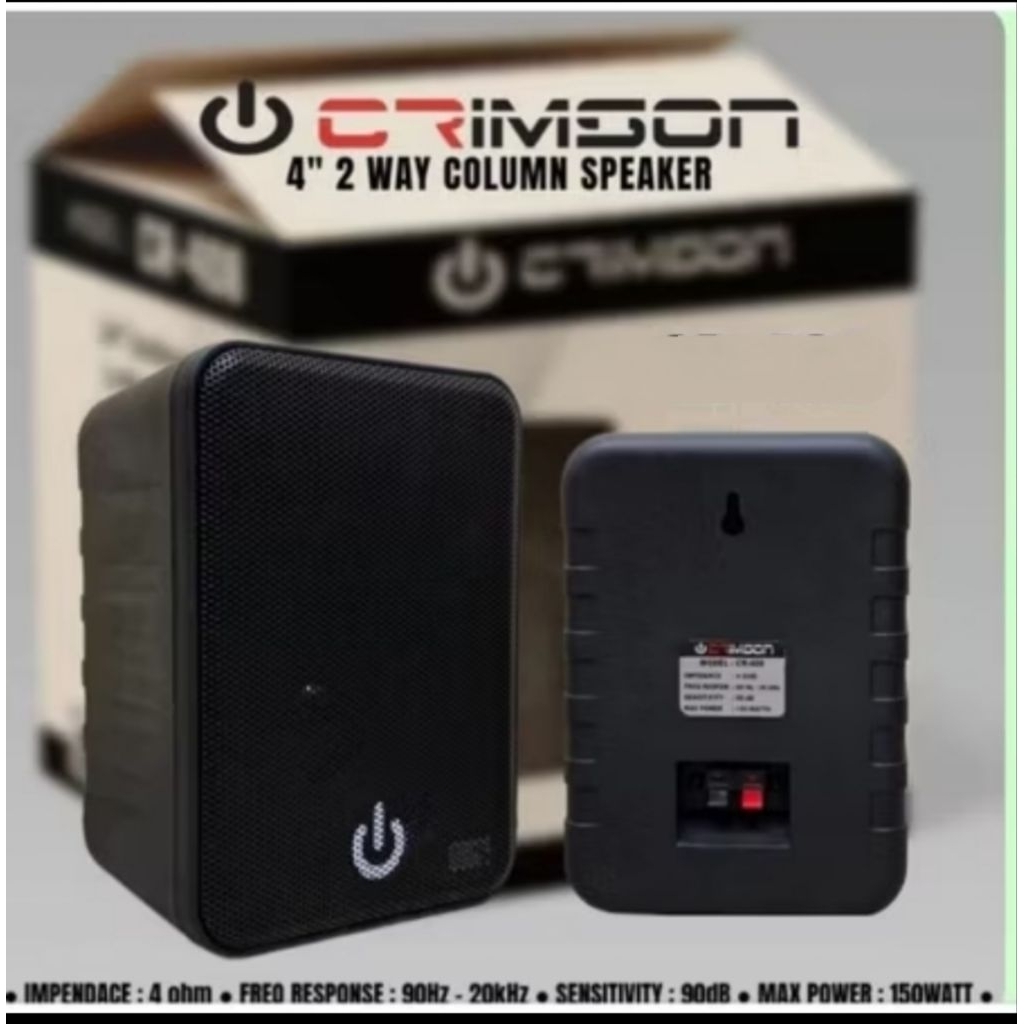 Speaker Pasif 4inch Pro Original Bergaransi