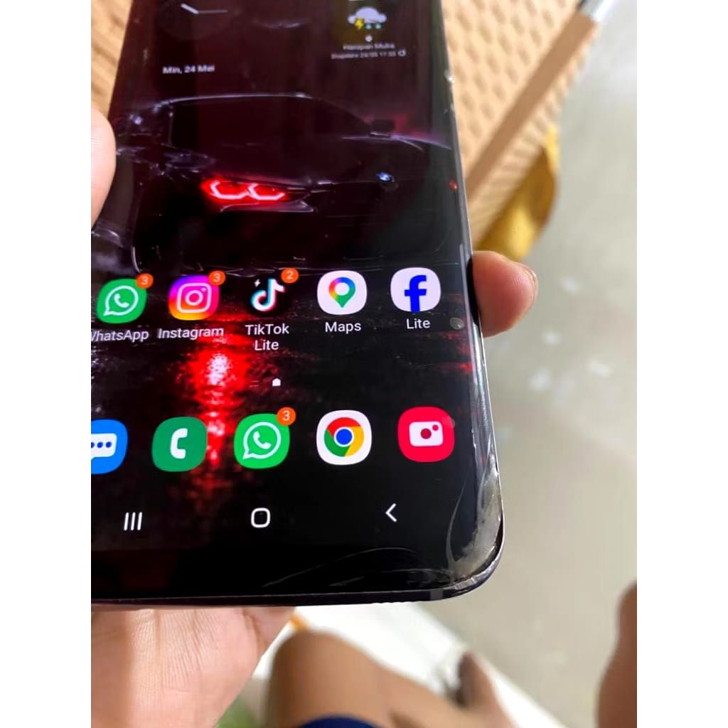 LCD Samsung Galaxy S8 Plus Bekas Minus