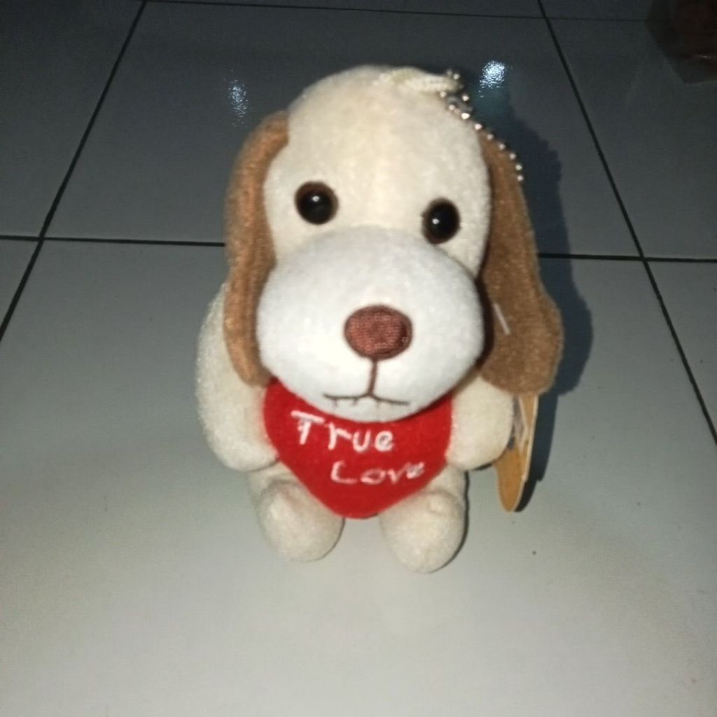 Gantungan kunci boneka  doggie paws new tag