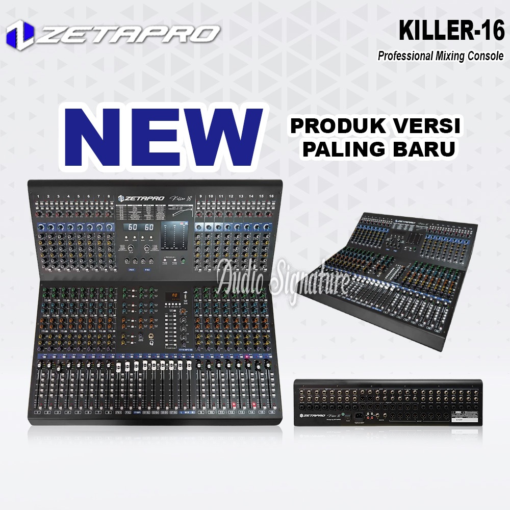 Mixer 16 Channel ZETAPRO KILLER 16 / KILLER16 Original