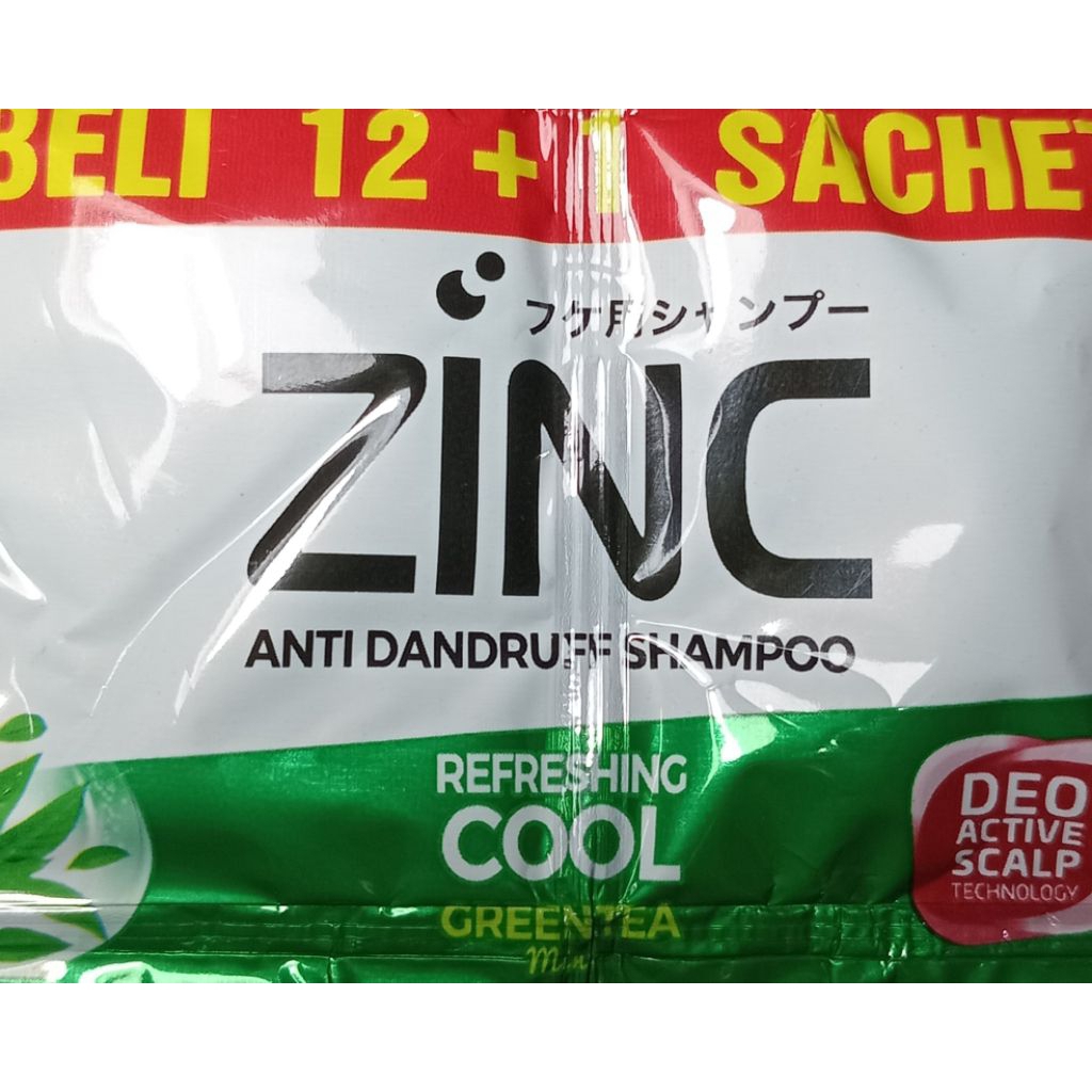 zinc sampo renceng (harga untuk 2 renceng sampo)