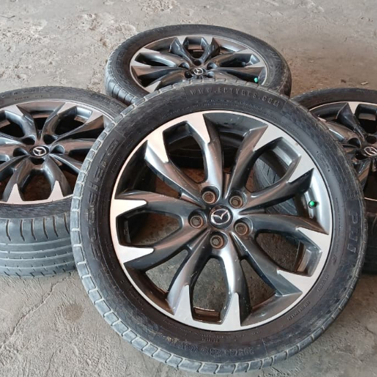 VELG BEKAS COPOTAN STD MAZDA R19 H5X114,3 BAN 255 45 R19