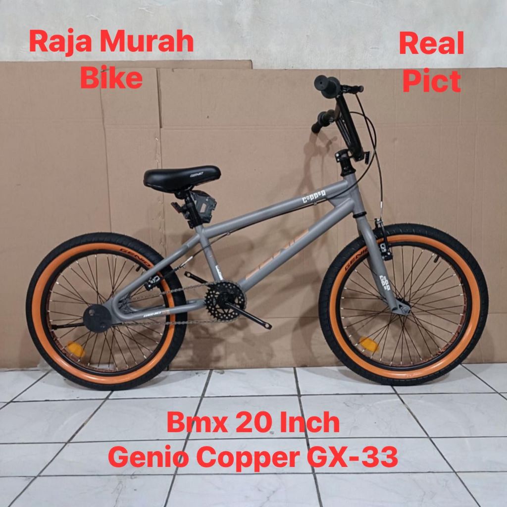 Sepeda Bmx Anak Laki Laki 20 Inch Genio Copper Ban 2.5 Sepeda bmx Genio Freestyle by UNITED