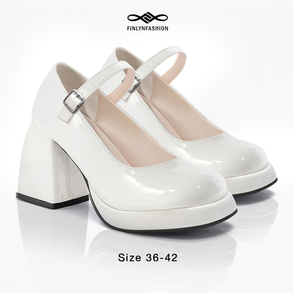 Heels Wanita Elegan High Hils Cewek Kasual Sepatu Hak Tinggi 9cm Woman Chunky Heels SH-116
