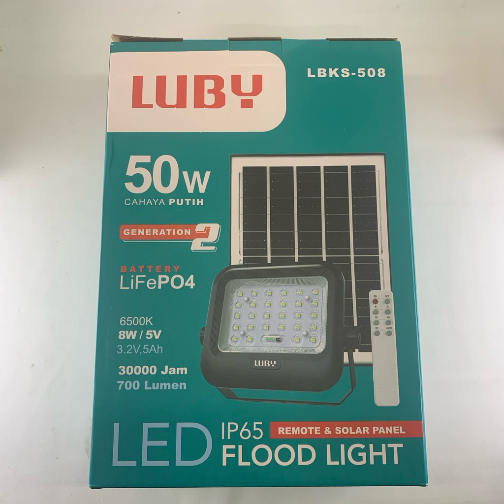 LBKS508 Lampu Tembak Kap Sorot LED 50W Watt IP65 Outdoor Slim LED Flood Light Slim LBKS-508 LUBY