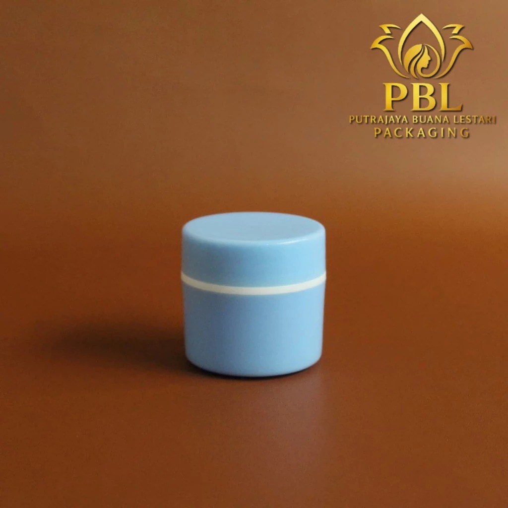 Pot Cream 10gr Biru / Pot Cream Spatula 10 GR - Pot PP 10gr