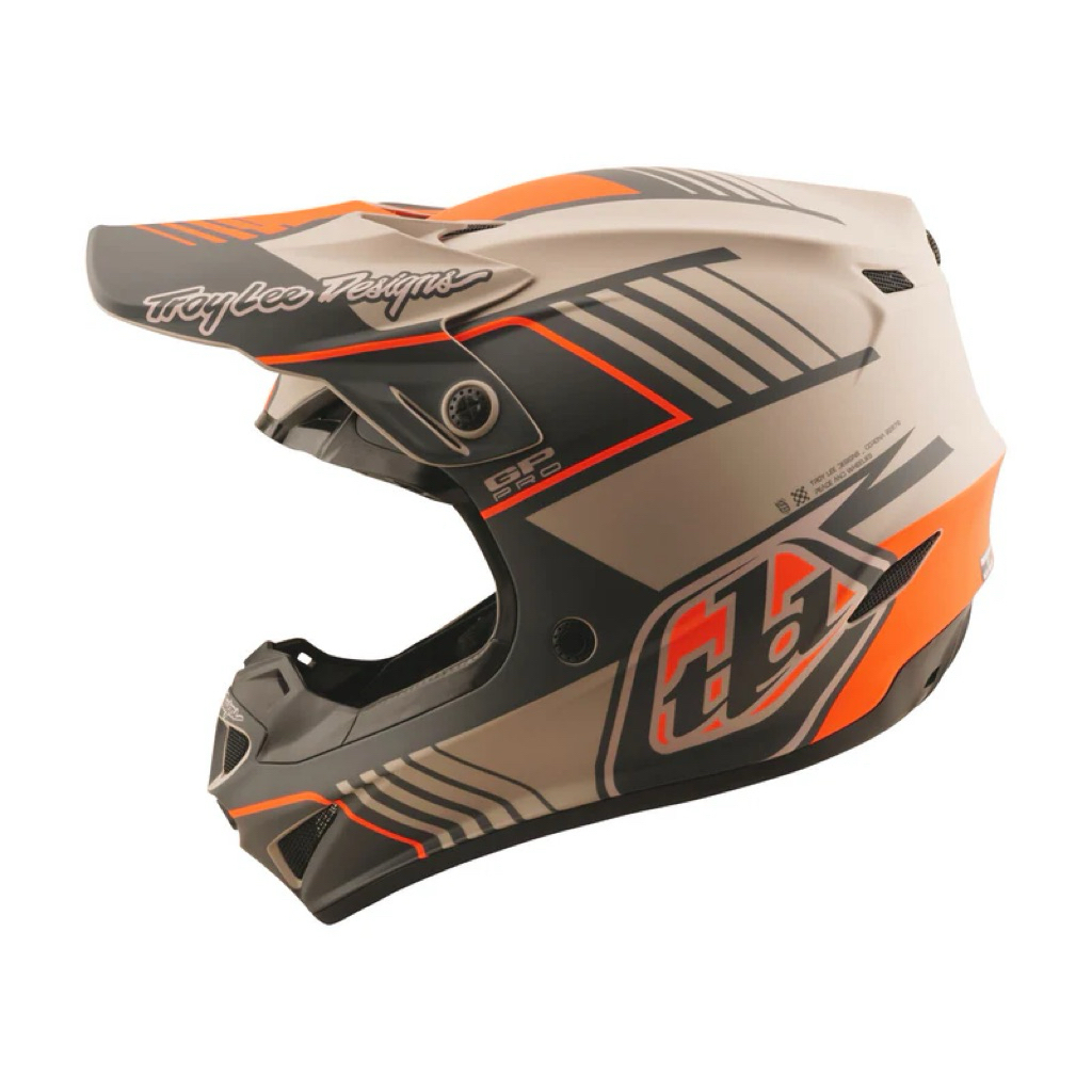 Helm TLD GP PRO Segment Taupe Helmet TLD GP Full Face Segment Taupe Original