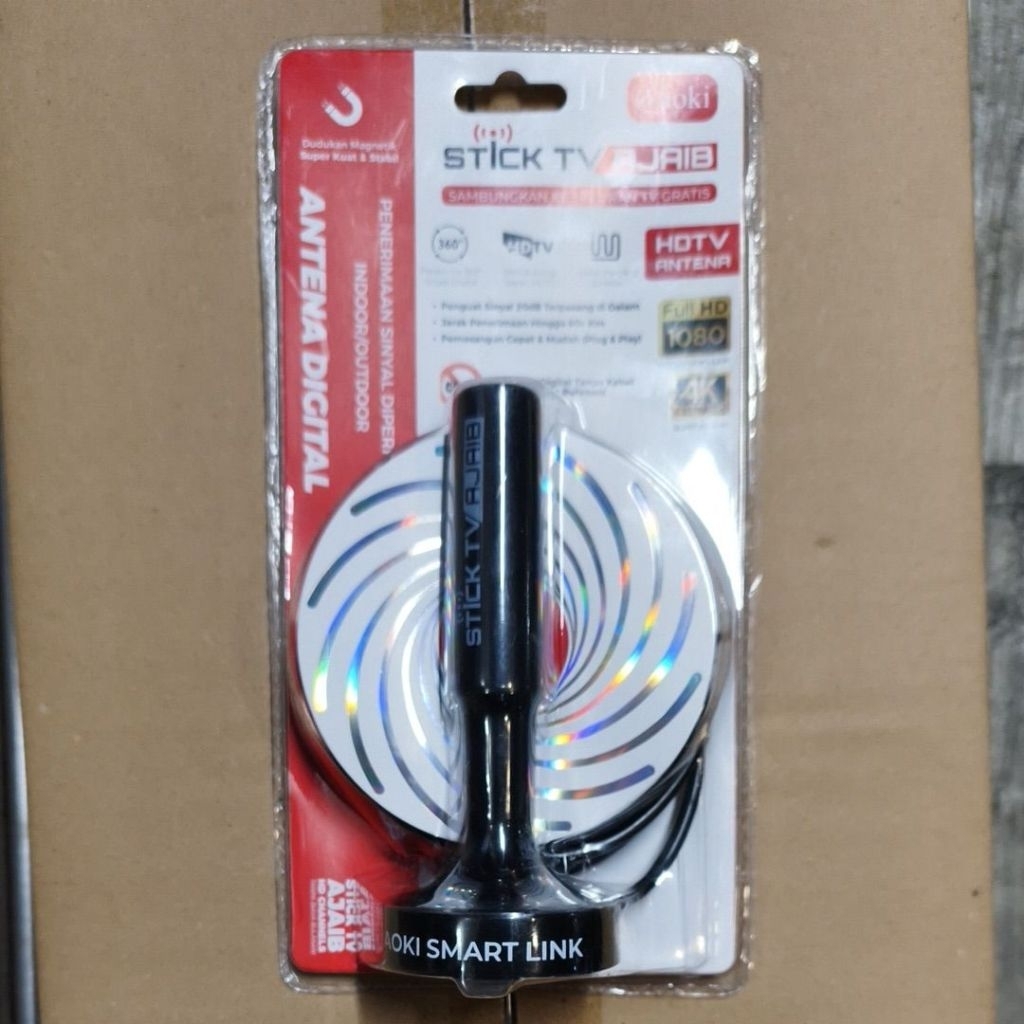 Aoki Antena Digital Indoor Dan Outdoor. Stick TV Ajaib