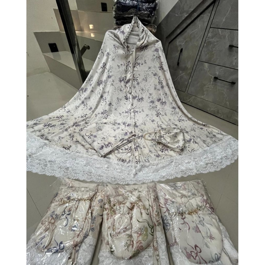 Mukena Jacquard Silk Premium/Mukena Jumbo
