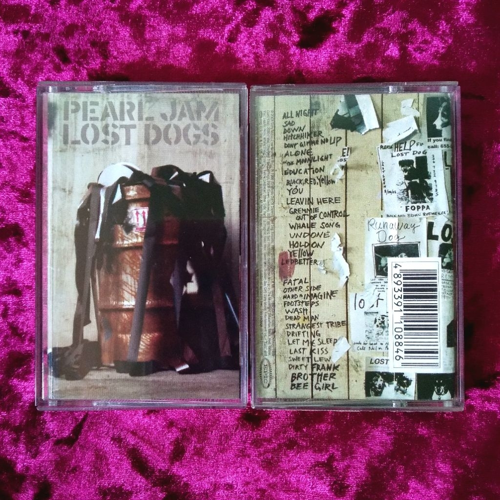 Kaset Pearl Jam - Lost Dogs (Double Cassette)