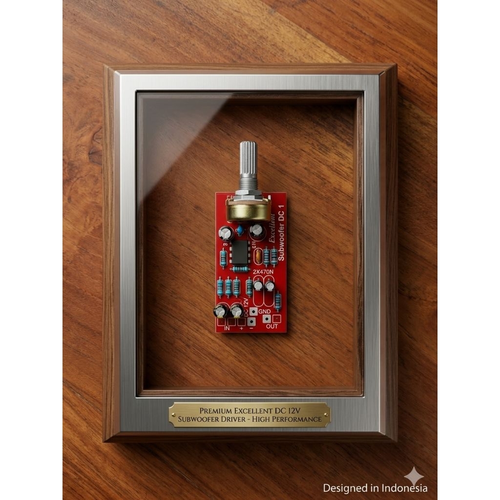 Kit Modul Filter Subwoofer 12V Mini Audio Bass