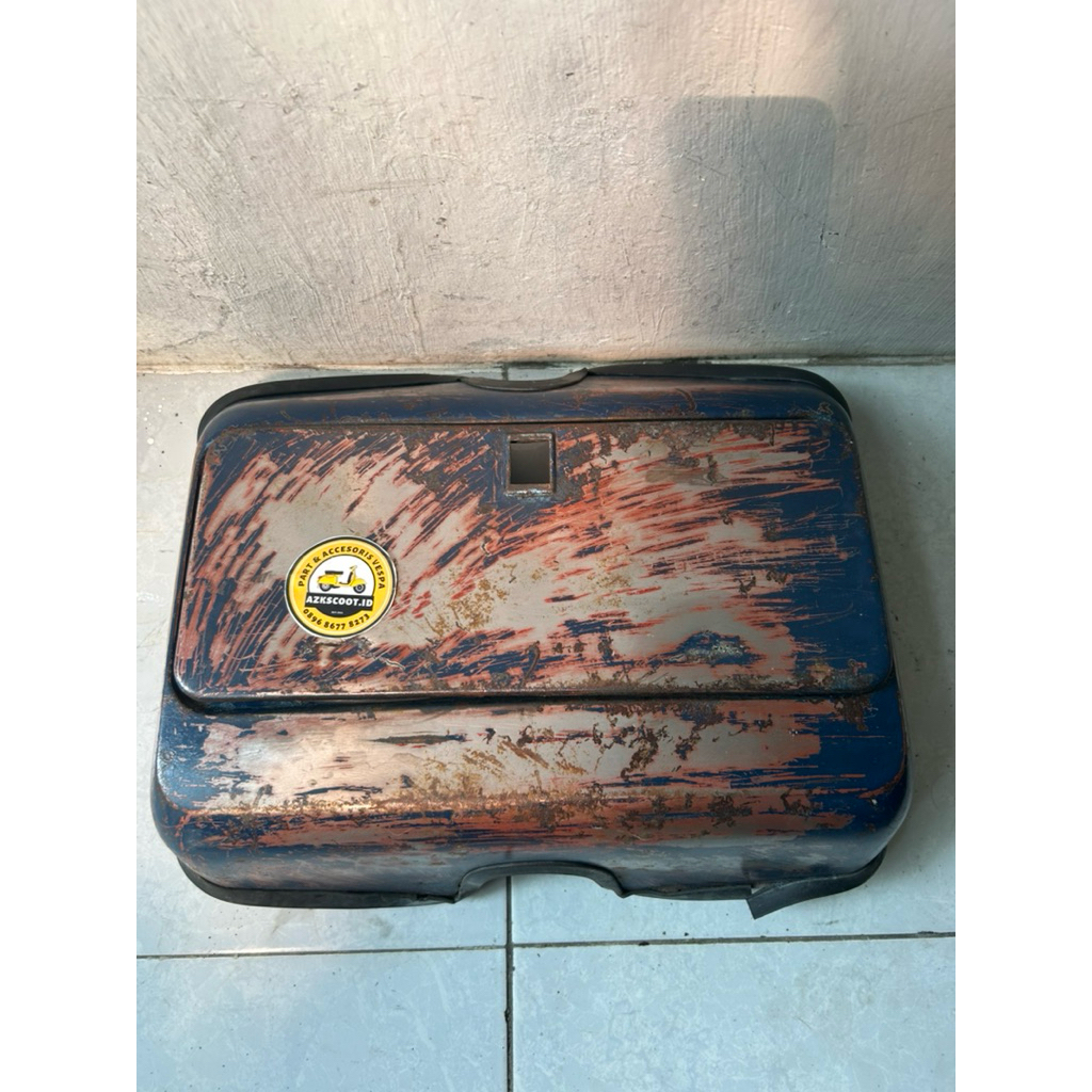 Bagasi Depan Vespa Excel/Exclusive Cat Original Biru