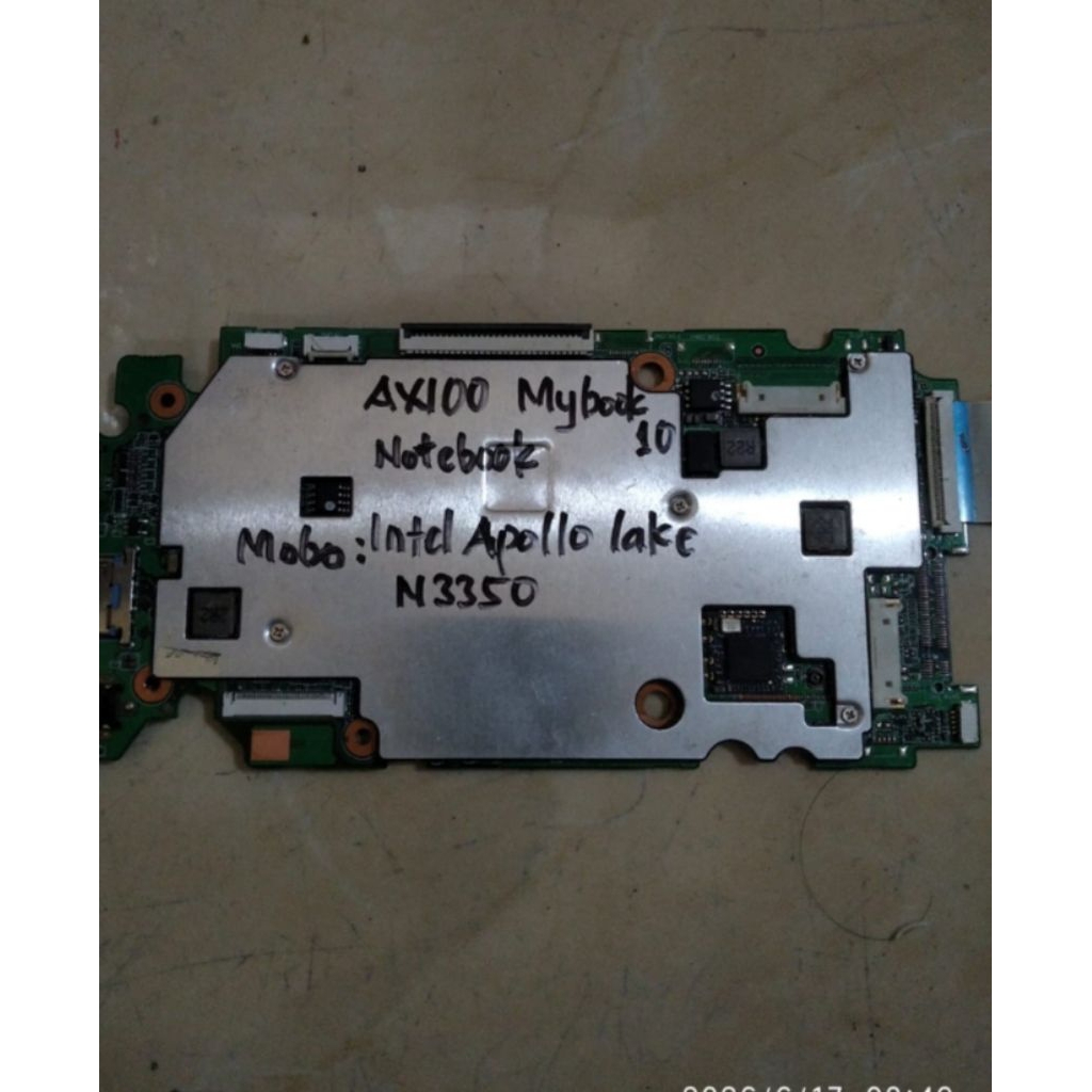 Mesin Notebook Axioo Mybook10, Intel Apollo Lake N3350, Normal, Garansi..