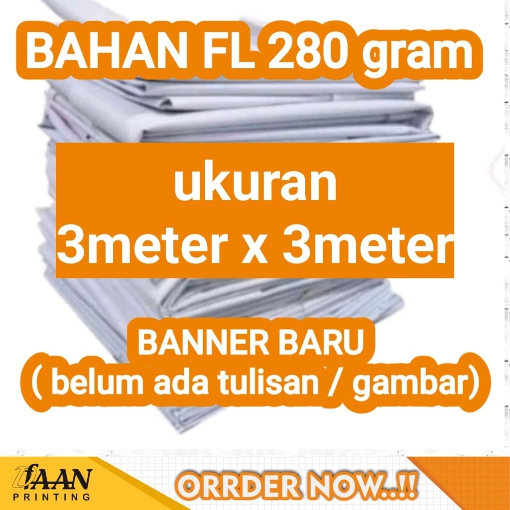 dfaan ~ BANNER KOSONGAN UKURAN 3X3 METER