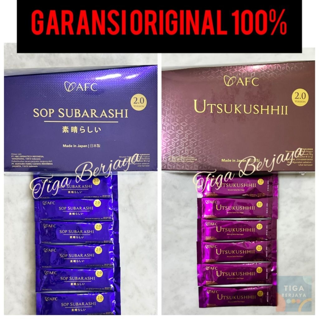 SACHET ECER 1/2 BOX SOP Subarashi Gold NEW Utsukushhii Utsu Gold Hikari SACHET ECER Sop100 Original 