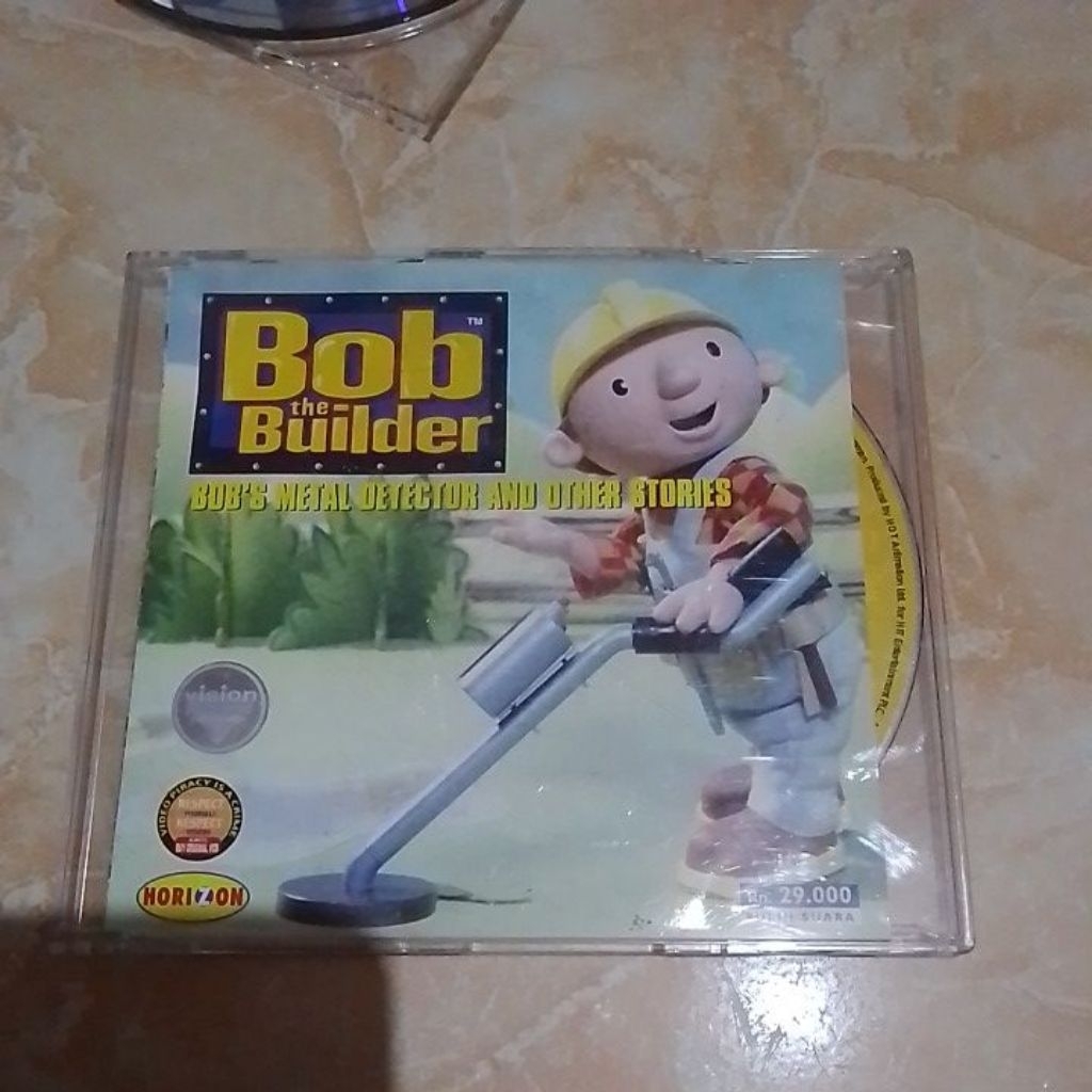 VCD BOB THE BUILDER - BOBS METAL  DETECTOR AND STORIES