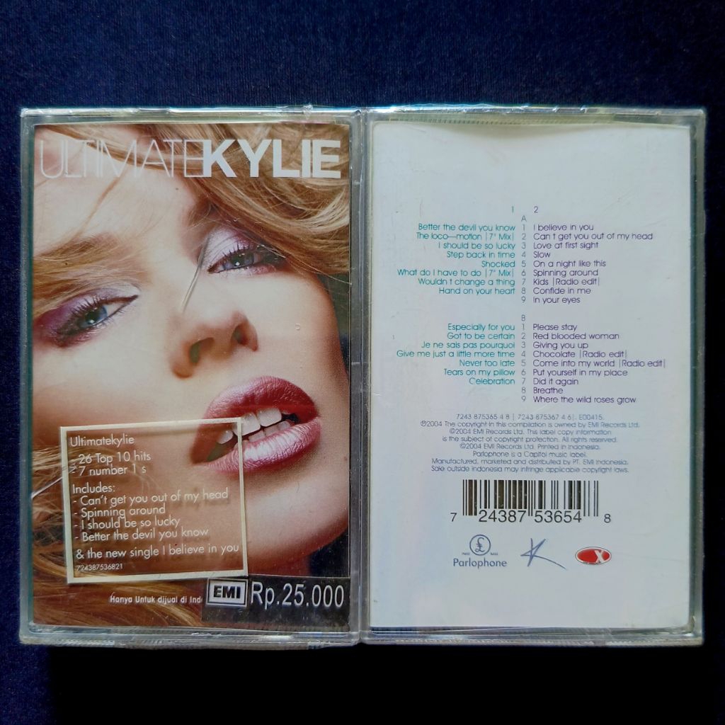 Kaset Kylie Minogue - Ultimate Kylie (Double Cassette) (Sealed)