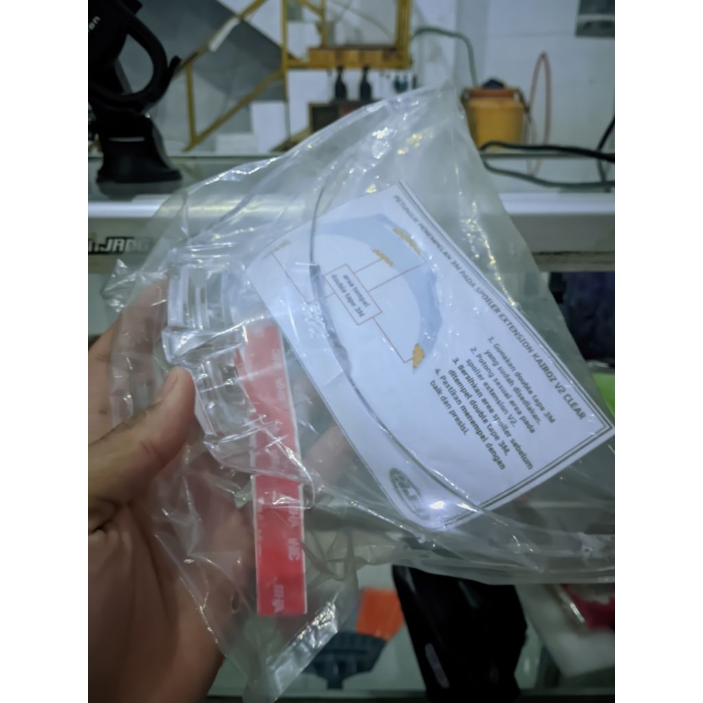 SPOILER 3D ORIGINAL NJS - NJS KAIROZ -NJS ZX-1 atau ZX-1R