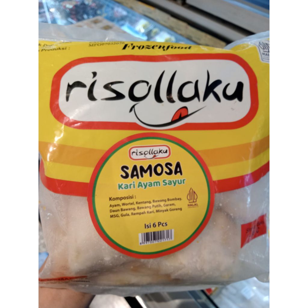 Risollaku Samosa Kari Ayam Sayur- Toko Daging Nusantara