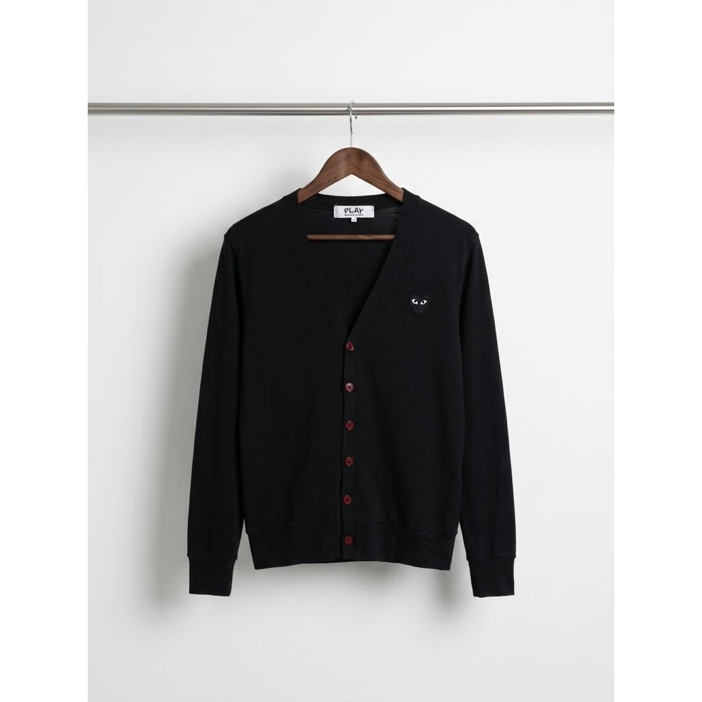 Play "Comme Des Garcons" Luxury Cardigan CDG Knitwear Rajut Unisex