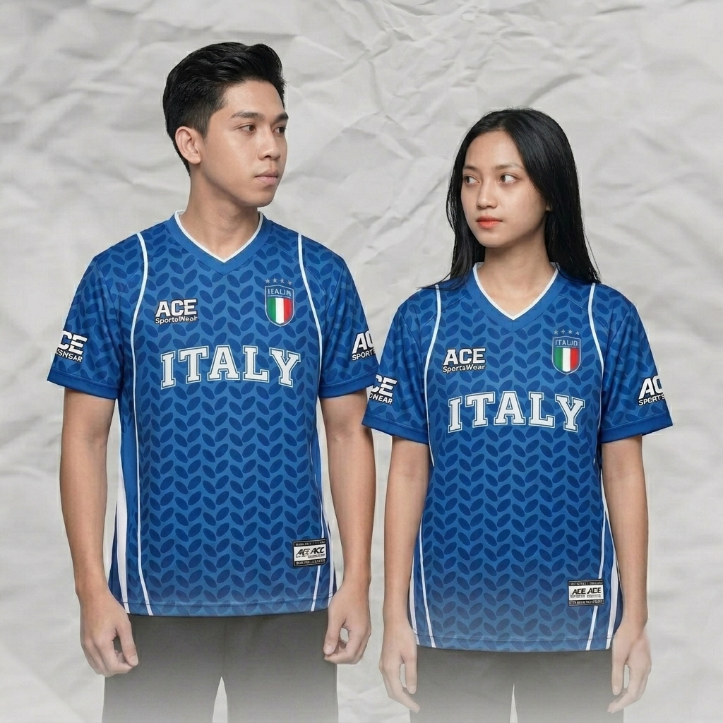 Jersey Italia Piala Dunia 2026 World Cup Italy Home Away Retro Fantasy Baju Bola Full Printing Grati