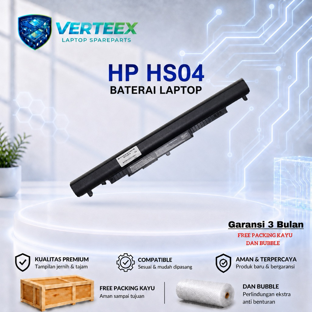 Baterai HP 14-AM013TU AM506TU AM517TU AM514TU AM008TU HS04 Battery