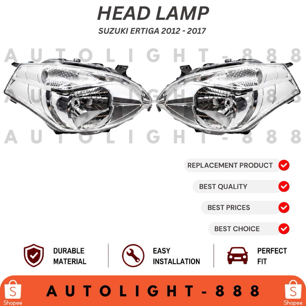 Head Lamp Suzuki Ertiga 2012 - 2017