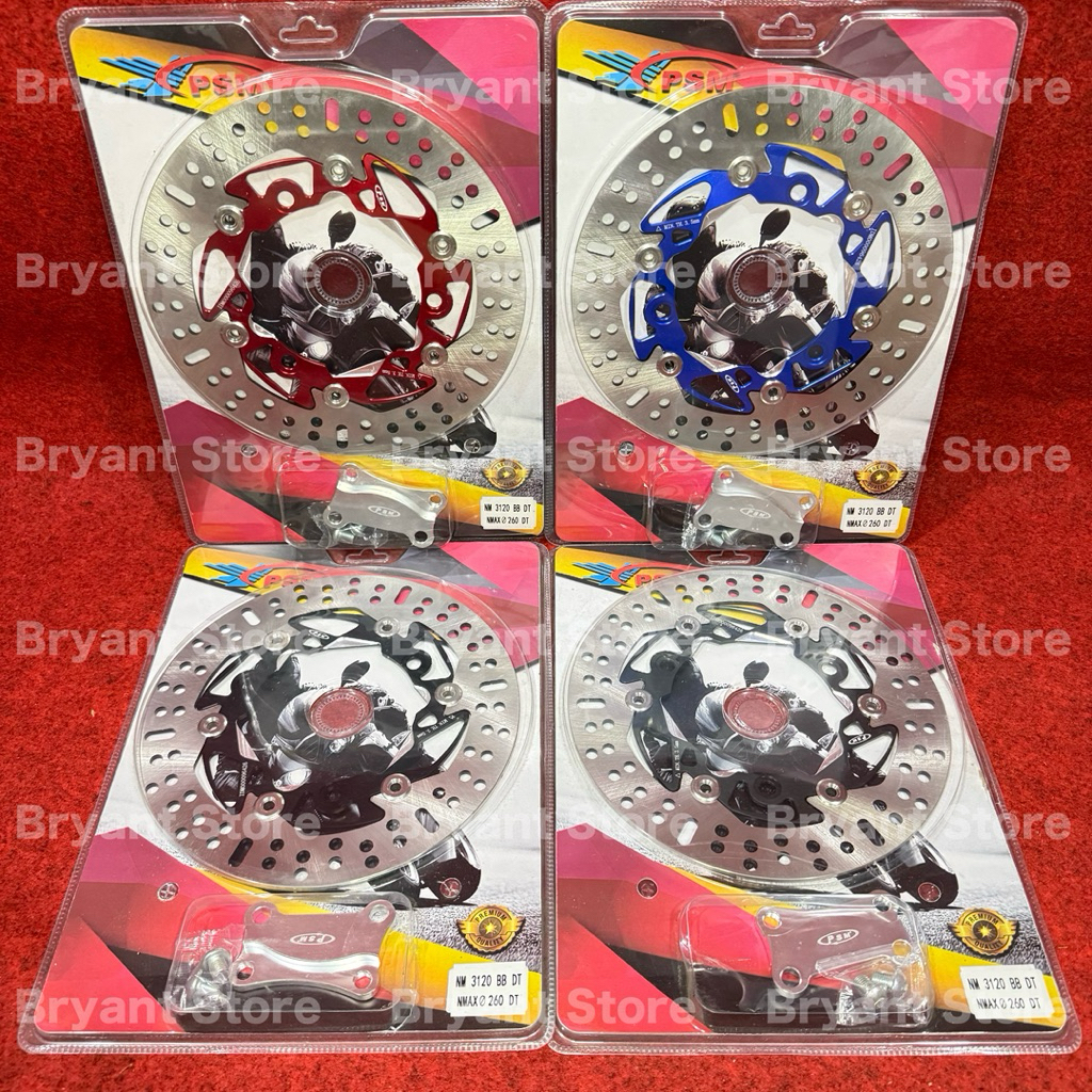 PSM RACING PIRINGAN CAKRAM DEPAN 260MM NMAX OLD NMAX NEW AEROX OLD NEW ALPHA TURBO NEO LEXI FLOATING