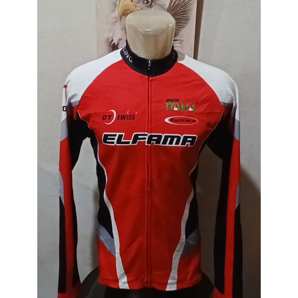 Jacket Tracktop Racing Cowok Elfama Size L Promo