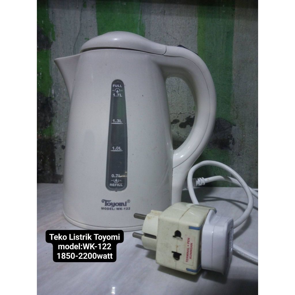 Tayomi Teko listrik uk1,7 liter/preloved