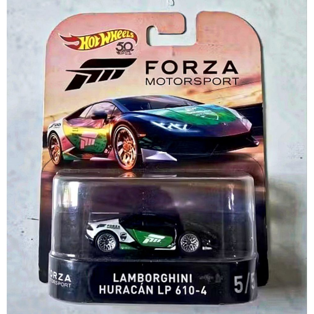 hot Wheels Premium Forza Motorsport Lamborghini huraccan LP 610 4 free PROTECTOR
