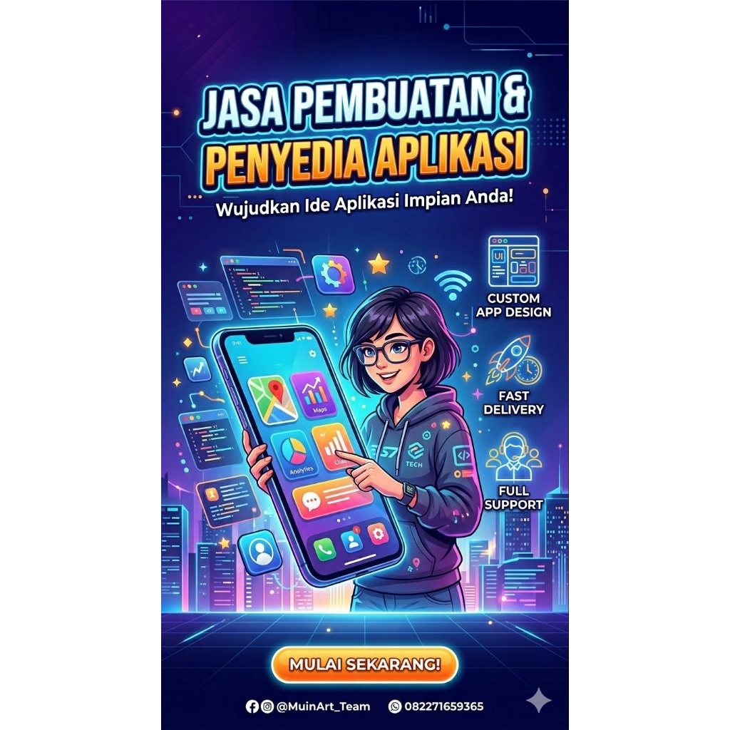 Custom Aplikasi web android dll