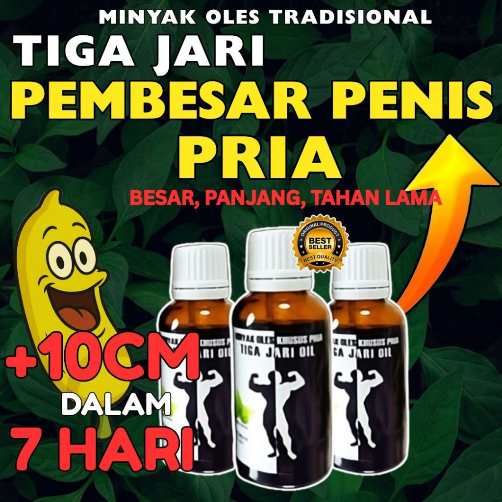 [BEST SELLER] TIGA JARI OIL MINYAK PIJAT ALAMI ~ KLINIK HERBAL ALAMI PEMBESAR MR.P MANJUR PembesarPe