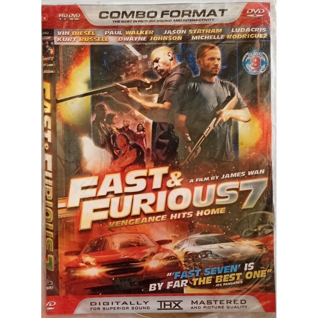 DVD- 'FAST & FURIOUS 7'