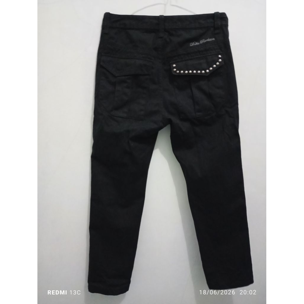 preloved celana panjang chino hitam pekat dohc revolution