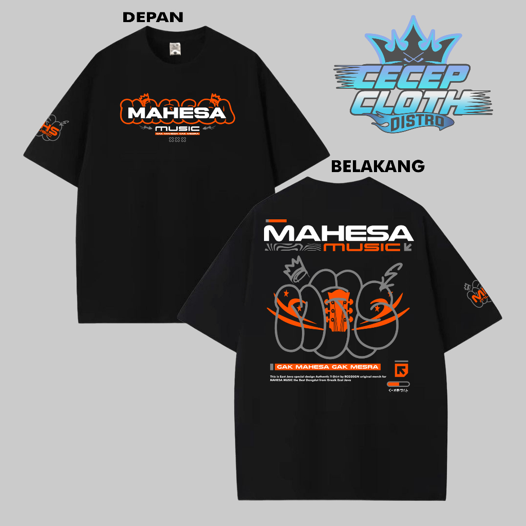 Kaos Distro Mahesa Music Grafiti Unisex| Baju T-shrit Official Mahesa Music Premium