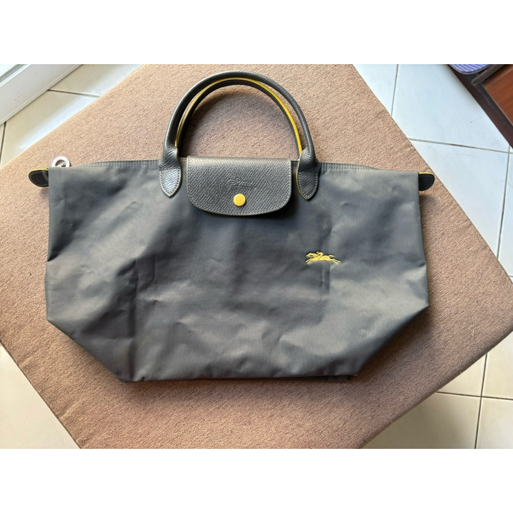 Longchamp Le Pliage Large Short Handle hand bag original authentic