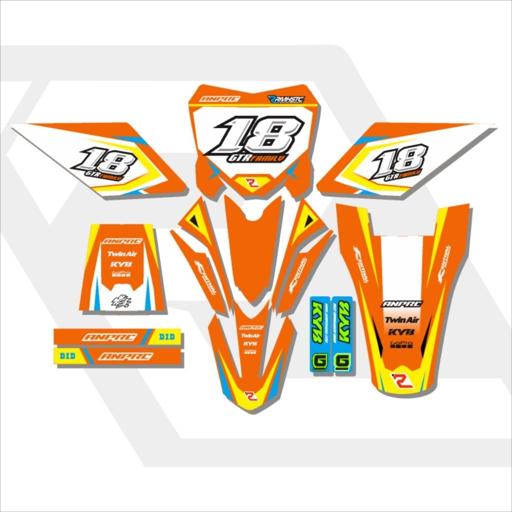 decal motor ojek gabah / taksi
