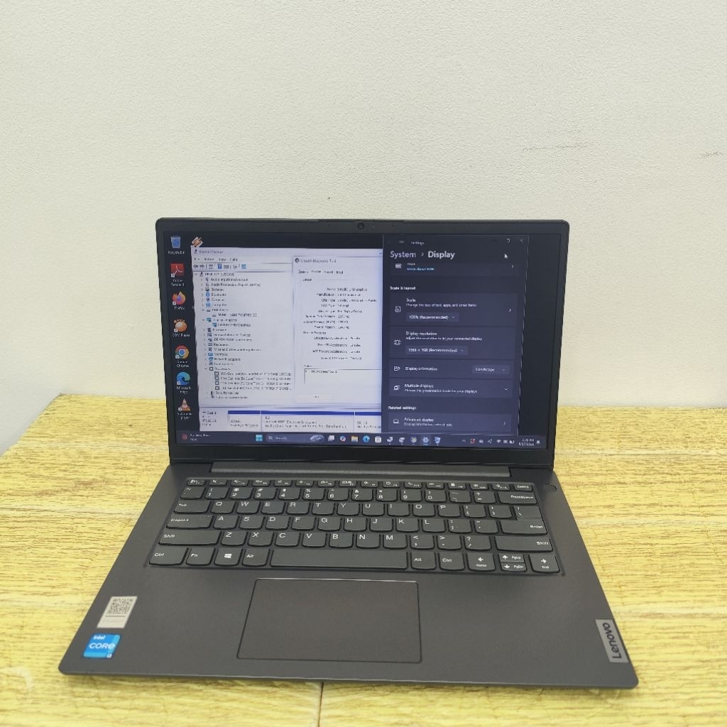 Laptop Second Lenovo V14 G2 Itl Core i3-1115g4 Ram 4gb Ssd 512gb Hd