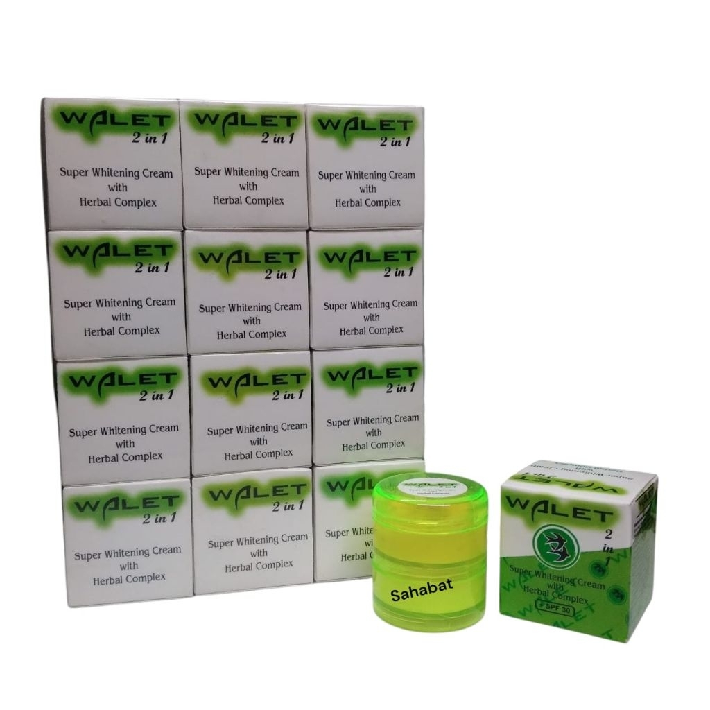 Krim Walet 2in1 Super Whitening Siang Dan Malam