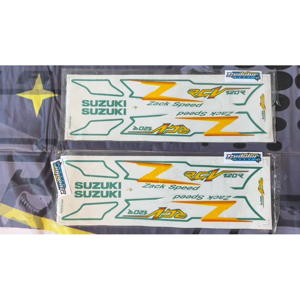 Striping Sticker Stiker List Body Suzuki RGV 120 RG Satria 2T Lumba Petak Import Malaysia