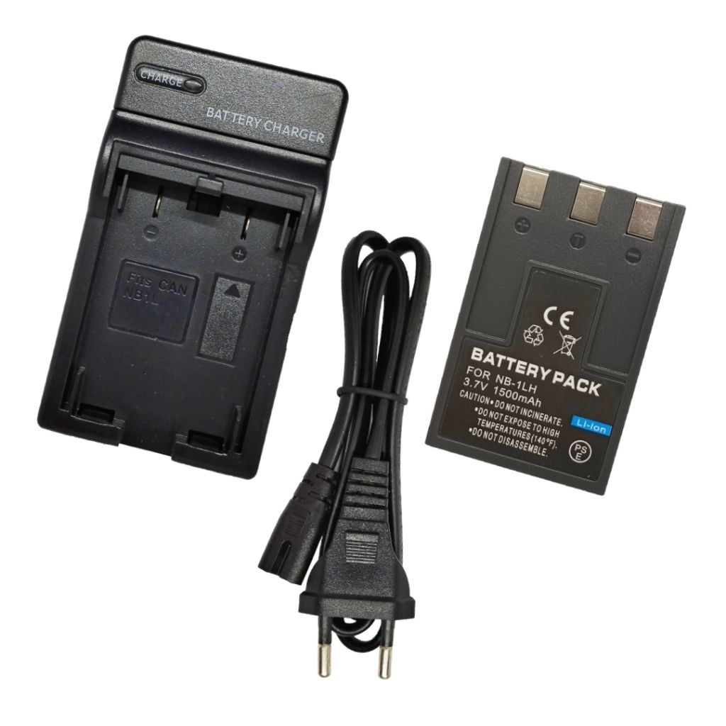 PAKETAN Battery + Charger Kamera For Canon IXY Digital 200 200a 300 300a 320 400 430 450 500 Digital