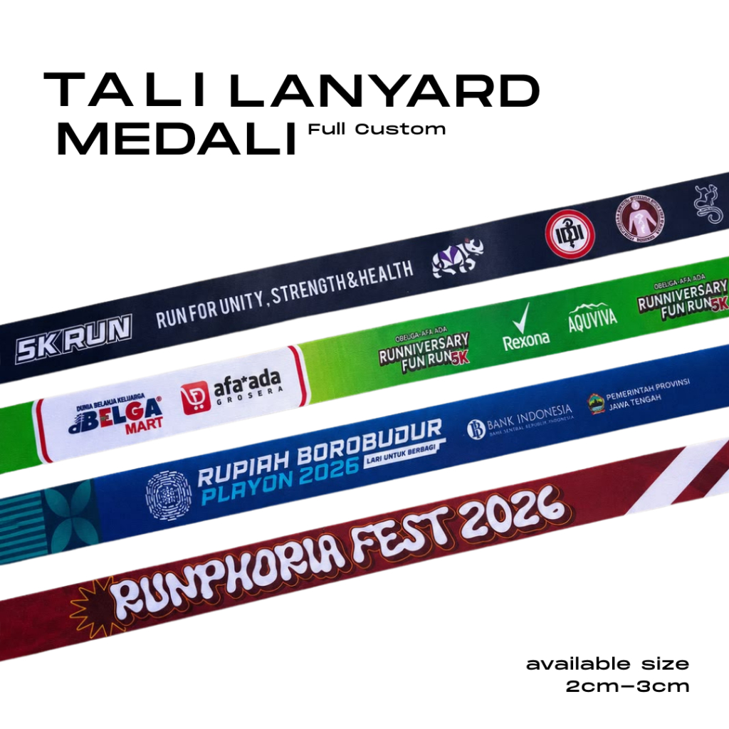 Indomedals - Tali Lanyard Custom Full Print 2 - 3 cm
