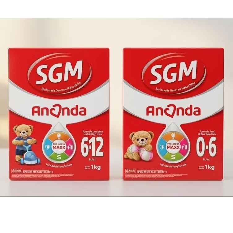 SGM ANANDA 0-6 BULAN/6-12 BULAN SUSU BUBUK